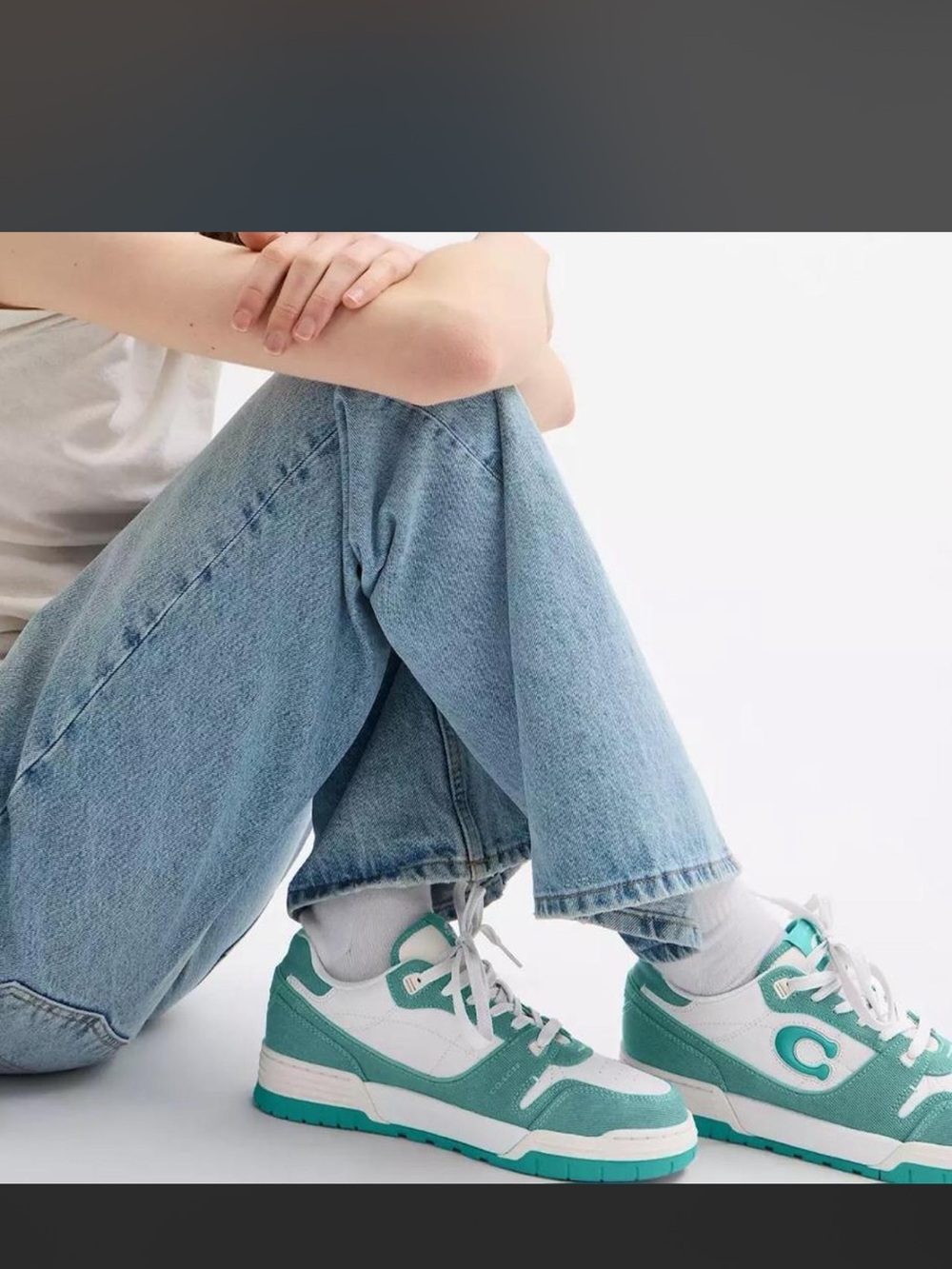 Coach Light Blue Boyfriend Jeans